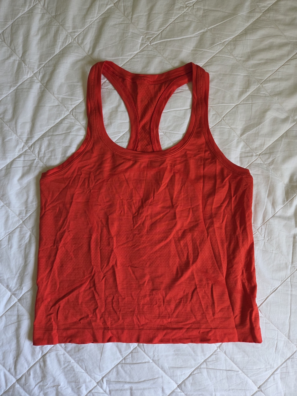 Lululemon Swiftly Tank Waist-length 🔥Hot Heat🔥 Size 8 - Picture 3 of 4